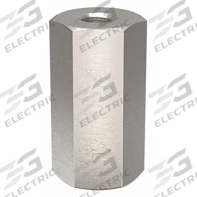 APPROVED VENDOR Standoff: Inch, Female x Female, Hex, Aluminum, Plain, 1/4 in Overall Lg - Aluminum Female x Female Standoffs