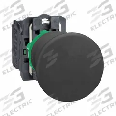 SCHNEIDER Mushroom Head Push Button: Non-Illuminated, Mushroom Head Profile, Non-Metallic, 22 mm (MPN XB5AC21). Key specifications — Brand: SCHNEIDER; Action: Momentary; Series: XB5; Push Button Material Type: Non-Metallic.