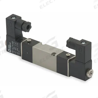 ARO Solenoid Air Control Valve: Sierra, Four-Way / Two-Position, 120V AC, 1/8 in NPT - ARO Sierra Series Solenoid-Operated Inline Air Control Valves