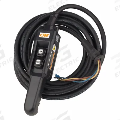 CM Pendant Station with Cord: Electric Chain Hoists, CM Lodestar (627) - Pendant Control Stations & Cords for Hoists