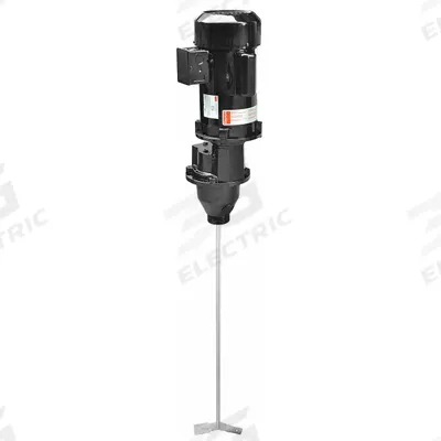 Dayton Tote Mixer: 115/230V AC, 40 in Shaft, Top, Thread into Bung, TEFC - Electric Propeller Mixers