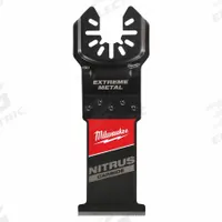 MILWAUKEE Oscillating Tool Blade: 1 3/8 in Blade Wd, 4 3/16 in Overall Lg, Fast Cutting, 10 PK (MPN 49-25-1569). Key specifications — attr1097473: Extreme Metal; attr1097476: MILWAUKEE; attr1097456: Fast Cutting.