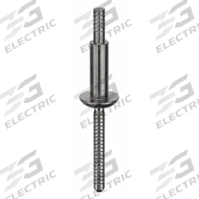 MAGNABULB Blind Rivet,2.24399" L,0.25" dia,PK25: Inch, 2 1/4 in Overall Lg, 23/32 in Body Lg - Domed-Head Blind Rivets