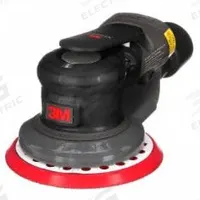 3M Air Orbital Sander: 5 in Disc, Hook and Loop/Pressure Sensitive Adhesive, 3/32 in Orbit, 0.3 hp (MPN 7100258884). Key specifications — attr1320213: 3M.