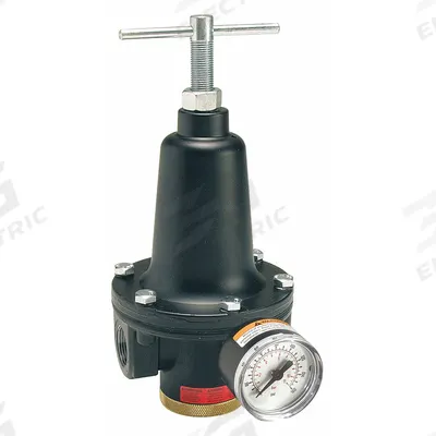 Parker Compressed Air Regulator: Zinc, 1 1/2 in NPT, 500 cfm, 2 psi to 125 psi - Parker FRL Air Regulators