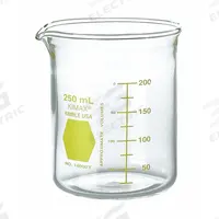 KIMBLE Colorware Beaker: 400 mL, 13.53 fl oz, A, Low Form, Type I, Yellow, Borosilicate Glass (MPN 14000Y-400). Key specifications — attr1371034: Type I; attr1371051: KIMBLE; attr1371062: Yellow.