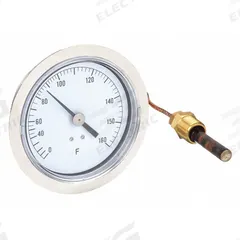 APPROVED VENDOR Analog Panel Mount Thermometer: 0°F to 160°F, ±1°F Scale Division, 3.5 in Dial Dia (MPN 13G235). Key specifications — Brand: APPROVED VENDOR; Accuracy: ±1 °F Scale Division.