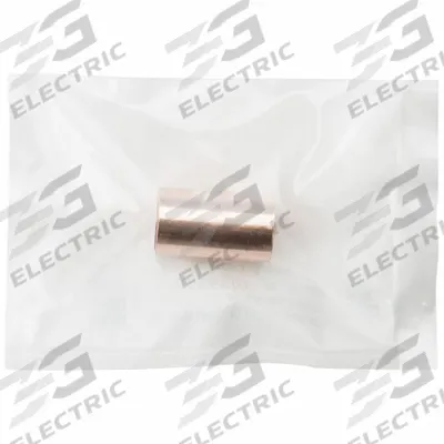 STREAMLINE Sweat Fitting Coupling: 2 in CTS x 2 in CTS, Cup x Cup, Dimple Center Stop - Clean & Bagged Wrot Copper Tube Fittings