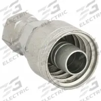 AEROQUIP Hydraulic Crimp Fitting: Steel x Steel, Straight, -4 For Hose Dash Size, SAE x Crimp (MPN 1AA4FS4). Key specifications — Fitting Gender: Female x Genderless; Fitting Connection Type: SAE x Crimp; For Hose Dash Size: -4; Thread Size: 7/16"-20; Brand: AEROQUIP.