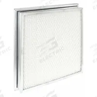 GRAINGER Minipleat Air Filter: 24 in x 24 in x 4 in, Fiberglass, Metal, No Header, MERV 14 (MPN 2GFN6). Key specifications — Brand: GRAINGER; Frame or Header Material: Metal; Media Material: Fiberglass.