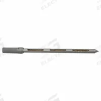 COLE-PARMER Powder Sampling Tool: 6.42 fl oz Capacity - Imperial, 1 in Handle Dia - Imperial, Silver (MPN 0628610). Key specifications — Color: Silver.