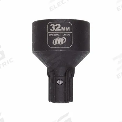 INGERSOLL RAND Impact Socket: Metric, 32 mm Socket Size, 6-Point, Std - Insider & DXS Impact Sockets