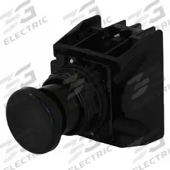 EATON Hazardous Location Push Button: 30 mm, Metallic, Mushroom Head Profile, 2NO/2NC (MPN E34EX711B). Key specifications — Manufacturer Part Number: E34EX711B; Product Type: Push Button Operators; Series: E34; Brand: EATON; AC Contact Rating: 10 A @ 600 V; Action: Momentary; DC Contact Rating: 2.5 A @ 250 V; Operator Illumination: Non-Illuminated.