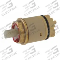 DELTA Cartridge: For 500 Series Lavs Series, Use with Hot/Cold Water, Plastic, Ceramic Disc (MPN RP34322). Key specifications — Compatible Series: 500 Series Lavs; For Water Temperature: Hot/Cold; Compatible Brand: Delta; Product Type: Cartridge; Includes: Rotational Limit Stop and Ceramic Cartridge; Material: Plastic.