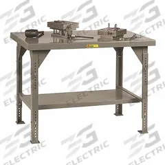 LITTLE GIANT Workbench: Adj Ht, Steel, 72 in x 30 in, 10,000 lb Overall Load Capacity, Gray (MPN WW3072-ADJ). Key specifications — Brand: LITTLE GIANT.