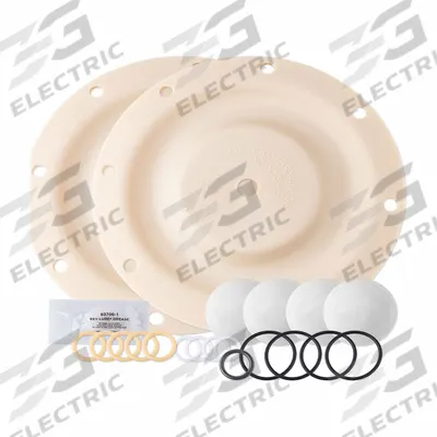 ARO Fluid End Repair Kit: Fluid End Repair Kit, 637119-4B-C, Santoprene - ARO Fluid-End Repair Kits