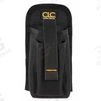 CLC Tool Holster: For 2 1/2 in Belt Wd - Max, 2 Pockets, Black (MPN 5003). Key specifications — Closure Type: Hook-and-Loop; Attachment: Clip; Color: Black; Brand: CLC; For Tool Type: Meters.