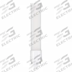 LEDVANCE/ SYLVANIA Linear LED Light Bulb: Type A/B, 2-Pin (GX23), T4, LED, 3500K, 5.5 W Watt (MPN LED5.5PBGX23H835AB/42066). Key specifications — attr921395: LEDVANCE/ SYLVANIA; attr921415: LED7PBG24QODIM827SUB; attr921428: No; attr921438: 3500K.