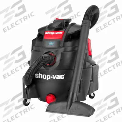 SHOP-VAC Shop Vacuum: 16 gal Tank Size, Plastic, 2 1/2 in Vacuum Hose Dia, 7 ft Hose Lg - Heavy-Duty Vacuums