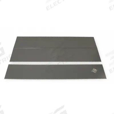 EDSAL Panel Kit: 85 in x 36 in, Steel, Gray - Full Panel Kits for Standard Metal Shelving