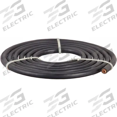 WESTWARD Battery Jumper Cable: 1 ga, 120 in Cable Lg, Black - Cut to Length Jumper Cables