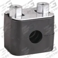 PARKER Vibration-Dampening Beta Clamp: Ribbed Bore, Steel Clamp, Polypropylene Cushion, For 1 Lines (MPN SA2127)