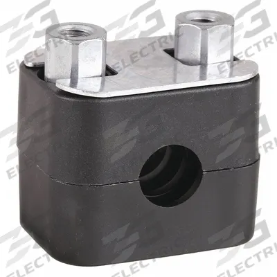 PARKER Vibration-Dampening Beta Clamp: Ribbed Bore, Steel Clamp, Polypropylene Cushion - Vibration-Dampening Textured Core Beta Clamps