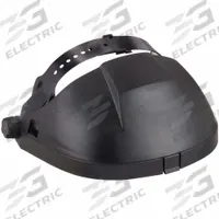 NORTH BY PIP Face Shield Crown: Plastic, Black, Ratchet Suspension Adjustment Type (MPN KHG5001). Key specifications — Material: Plastic; Color: Black; Suspension Adjustment Type: Ratchet; Brand: NORTH BY PIP.