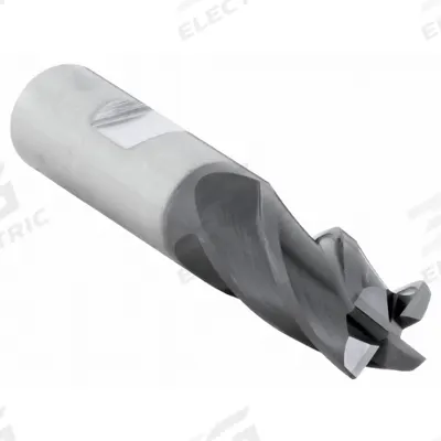 WIDIA HANITA Corner Chamfer End Mill: Carbide, TiAlN Coated, 4 Flute, 5/8" Mill Dia - Fast-Cutting Carbide Corner-Chamfer End Mills