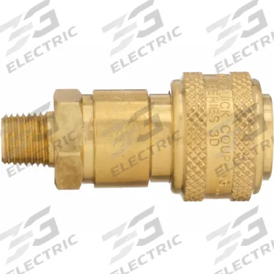 DIXON VALVE & COUPLING Quick Connect Hose Coupling: 3/8 in Body Size - Industrial Interchange Brass Quick-Connect Air Coupling Bodies