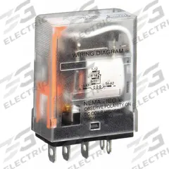 DAYTON General Purpose Relay: Socket Mounted, 15 A Current Rating, 240V AC, SPDT, 5 Pins/Terminals (MPN 1EHD6). Key specifications — Brand: DAYTON; Base Type: Square; Mounting Style: Plug-In; Manufacturer Part Number: 1EHD6; Series: L Series.