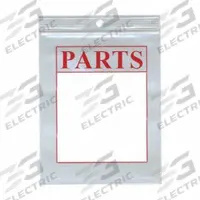 APPROVED VENDOR Reclosable Bag: PARTS, 4 mil Thick, 3 in Wd, 4 in Lg, Hang Hole Included, 1,000 PK (MPN R3x4MPTS). Key specifications — Bag Material: Low Density Polyethylene (LDPE); Brand: APPROVED VENDOR; Package Configuration: Flat Pack; With Hang Hole: Hang Hole Included.
