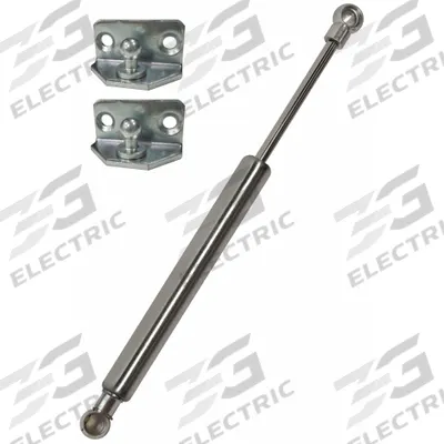 BANSBACH EASYLIFT Gas Spring: M8 Thread Size, 606 mm Ext Lg, 40 lbf Force - Gas Springs