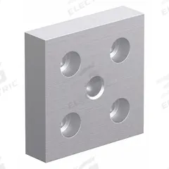 Base Plate: 10 Series, Aluminum, 2 in x 1/2 in x 2 in, Drop-In, Quad, Adj (MPN 2131). Key specifications — Includes Fasteners: No; Mounting Type: Drop-In; System of Measurement: Inch; Finish: Anodized; Brand: 80/20; Material: Aluminum; Product Type: Center Tap Base Plate; Adjustable: Yes.