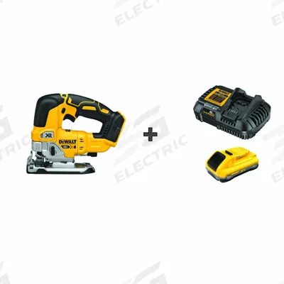 DW 20V MAX XR JIGSAW TOOL ONLY (MPN DCS334B/DCB2104C) - DEWALT Cordless Jigsaws