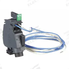 SQUARE D Prewired Undervoltage Release: Prewired Undervoltage Release, 24V AC/DC (MPN LV426821). Key specifications — For Use With: PowerPact(R) B Circuit Breakers; Voltage: 24V AC/DC; Number of Poles: None; Brand: SQUARE D; Accessory Type: Prewired Undervoltage Release.