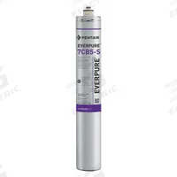 PENTAIR/EVERPURE Quick-Connect Water Filter: 5 micron, 2.5 gpm, 20 3/4 in Overall Ht (MPN EV961821-75). Key specifications — Product Type: Quick-Connect Water Filter; Filter Media: Carbon; Brand: PENTAIR/EVERPURE; Reduces: Chlorine Taste.