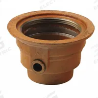 SMITH LIGHT COMMERCIAL Floor Drain Body: 6 1/2 in Overall Dia, 4 in Nominal Pipe Size, No Hub, Round (MPN 210-Y04). Key specifications — Color: Yellow; Connection Type: No Hub; Brand: SMITH LIGHT COMMERCIAL; Includes: Trap Primer Connection.