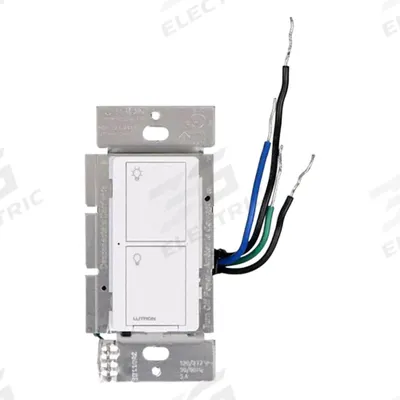LUTRON Lighting Dimmer: 2 Buttons, Caseta, 120/277V AC, Wireless - Companion Switches with Wireless Control