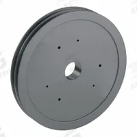 APPROVED VENDOR V-Belt Pulley: C180, 2 Groove, 18.4 in OD, Bushed Bore, SF, For C/CX Belt Section (MPN 2C180SF). Key specifications — Pulley Industry Number: C180; Pitch Diameter: 18 in (C); For Belt Section (broad, with similar types): C or CX.