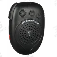 EARPHONE CONNECTION Bluetooth Speaker Microphone: Fits Universal, 3.5 mm Jack, 0 in Cord, IP66 (MPN Interceptor 00). Key specifications — Compatible Radio Series: Bluetooth-Enabled Radios; Color: Black; Radio Connector Type: Bluetooth; Brand: EARPHONE CONNECTION; Manufacturer Part Number: Interceptor 00; Push To Talk: Yes.