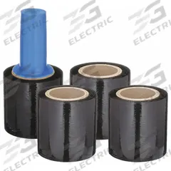 GOODWRAPPERS Stretch Wrap Film: 80 ga Gauge, 3 in Overall Wd, 1,000 ft Overall Lg, Black, 4 PK (MPN 15A879). Key specifications — Color: Black; Brand: GOODWRAPPERS.