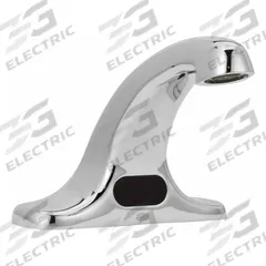 ZURN Sensor Faucet: AquaSense®, Cast Brass/Plastic, Chrome Finish, Centerset, Hardwired, Aerated (MPN Z6915-XL-CWB). Key specifications — Brand: ZURN; Includes: CWB 7 ft. Connector Wire for Plug-In Power Coverter; Series: AquaSense®.
