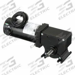 DAYTON DC Gearmotor: Right Angle, 90V DC, TENV, 77 RPM, 103 in-lb Max Torque, 23:1, 1.73 A, CW/CCW (MPN 5LAF2). Key specifications — Motor Type: Permanent Magnet DC; Brand: DAYTON; Full Load Current: 1.73 A.