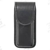 AIRTEK Medical Pouch: Black, Synthetic Leather, Plain, 6 1/4 in x 1 5/6 in, Snap Closure (MPN 1418PC-2). Key specifications — Color: Black; Material: Synthetic Leather; Pouch Type: Medical Pouch.