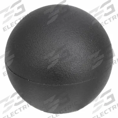 INNOVATIVE COMPONENTS Hand Knob: Ball, Plastic w/ Steel Thread, #10-24 Thread - Snap-Lock Ball Knobs