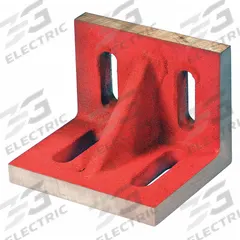 SUBURBAN Angle Plate: Cast Iron, 3 1/2 in L x 2 1/2 in W x 3 in H, 0.002 in Square & Parallel (MPN SAW-030302). Key specifications — Hole Style: (4) 7/16 in; Parallelism: 0.002 in; Brand: SUBURBAN; Flatness: 0.002 in.
