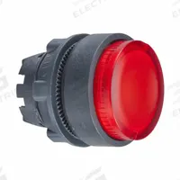 SCHNEIDER Extended Push Button: Red, 22 mm Mounting Size, Non-Metallic, Momentary (MPN ZB5AW14). Key specifications — Brand: SCHNEIDER; Action: Momentary; Series: XB5; Push Button Material Type: Non-Metallic.