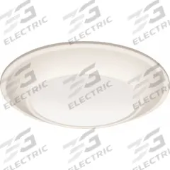 LED Surface Mount Light: 6 in Dia, White, 1 3/8 in Ht, 1,090 lm, 3000K/4000K/5000K, 15 W, 120V AC (MPN JSBT 6IN SWW2 90CRI WL MW M6). Key specifications — attr1261996: 5000K; attr1262004: White; attr1262010: LED; attr1262000: Round; attr1262021: 120V AC; attr1262025: No; attr1262036: JUNO; attr1262026: White.