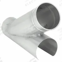 8"dia 14"L 30° GSteel In-Cut Branch: Steel, For 8 in Duct Dia, 14 in Overall Lg, 30° Angle (MPN 8040300021). Key specifications — Brand: NORDFAB.